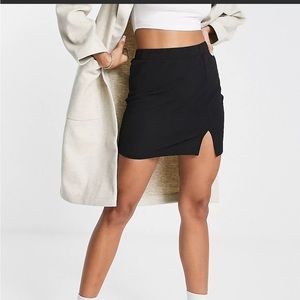 Asos black mini skirt
